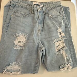 Women's Light Blue Boyfriend Jeans 9
